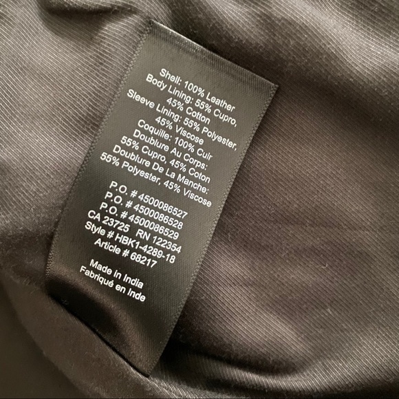 Aritzia Babaton Jagger Leather Moto Jacket - Picture 9 of 16